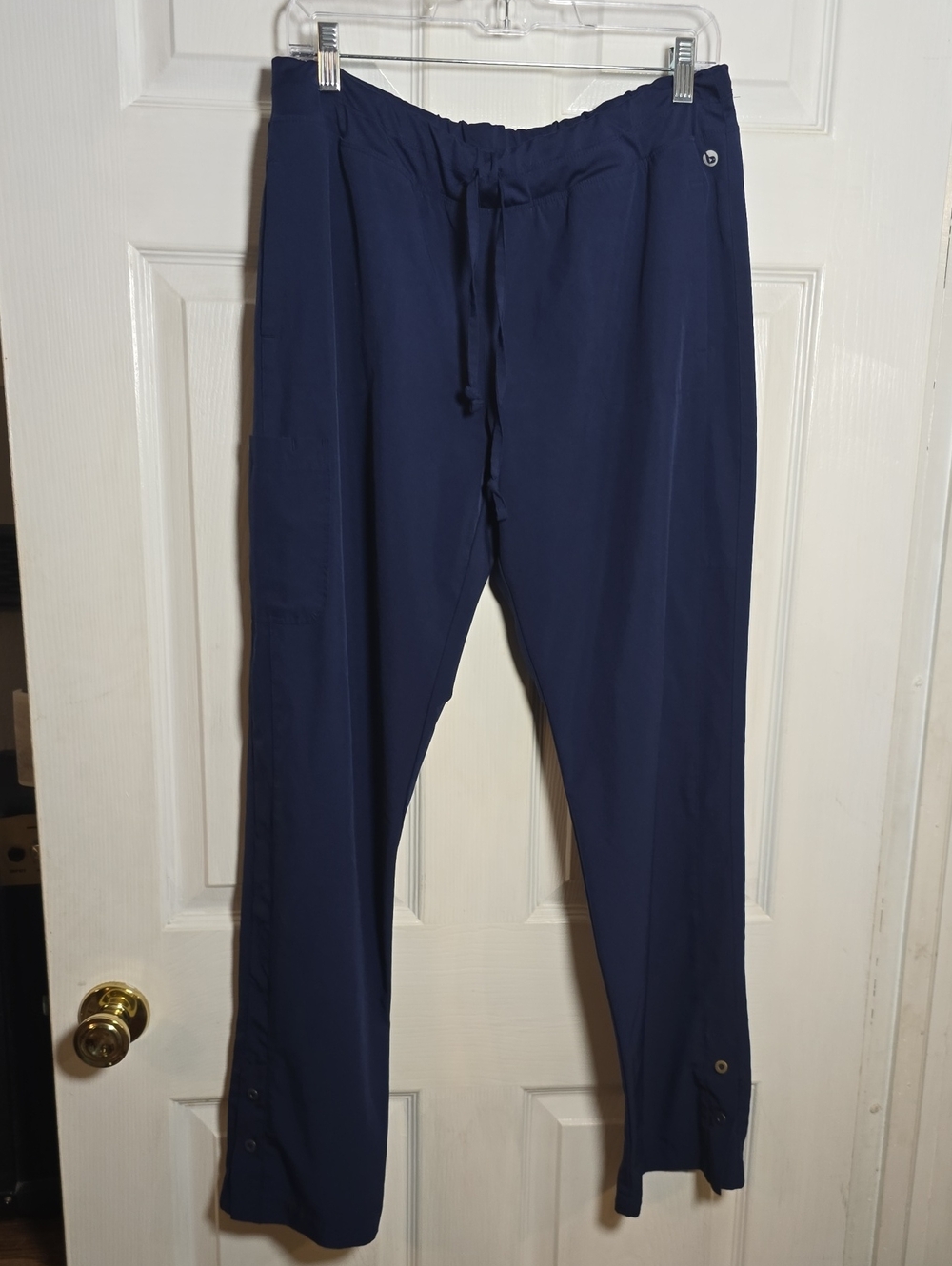 Barco Uniforms L Large Navy Blue Drawstring Scrub Joggers